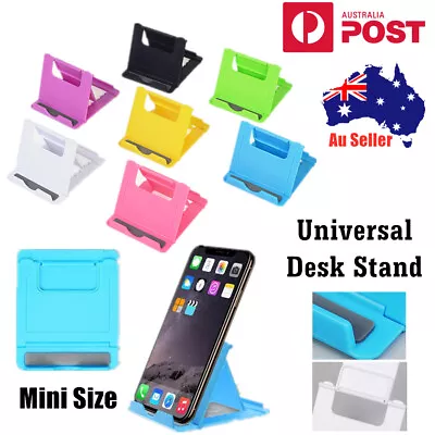 $4.65 • Buy Universal Desk Stand Mobile Phone Tablet Holder Adjustable Foldable Portable