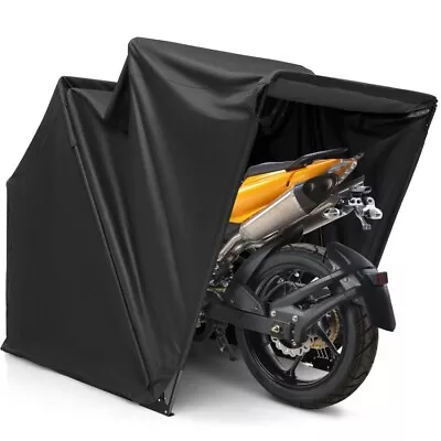 Waterproof Motorbike Storage Tent Outdoor Motorcycle Shelter W Protective Cover • $204.95