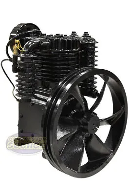 5 HP Horsepower Cast Iron 2 Stage Air Compressor Pump Industrial Two-Stage CI5 • $999