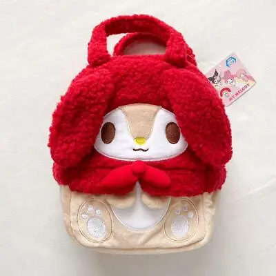 Sanrio My Melody Fluffy Tote Bag Little Forest Fellow Red Prize 8.2 X 10.2 In • $24.80