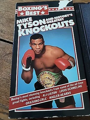 Mike Tyson And History's Greatest Knockouts VHS Tape Sports Illustrated HBO • $2.50