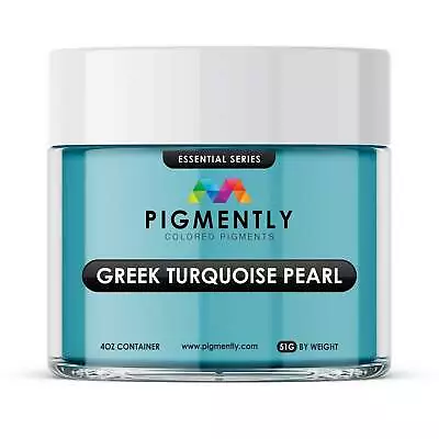 $6 • Buy Blue Epoxy Mica Powder Greek Turquoise Pearl By PIGMENTLY