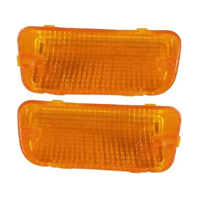 Fit Toyota Celica TA23 RA23 TA28 TA28 71-77 Amber Len Front Bumper Parking Light • $43.73