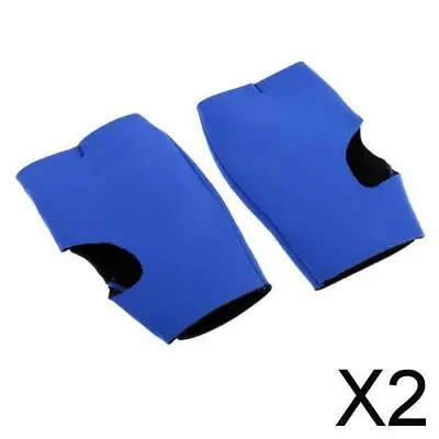 2X 2mm Neoprene Waterski Wakeboard Jetski Kayak Gloves Palm Protector S Blue • $24.92