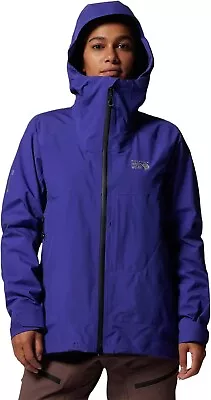 NWT $600 Mountain Hardwear Dawnlight Gore-Tex Pro Womens Jacket Small Klein Blue • $275