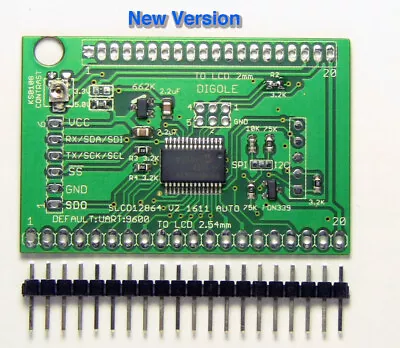 Universal Serial:UART/IIC/I2C/SPI Adapter V2 For 128x64 LCD+Arduino Lib CN • $7.99