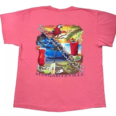Jimmy Buffett's Margaritaville Grand Turk BWI Fruitcakes Parrot Men’s T-shirt XL • $5.75