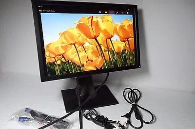 Dell UltraSharp 1909W P1911 19  LCD Monitor 4-Port USB Hub VGA DVI Y320G V8MM9 • $89.75
