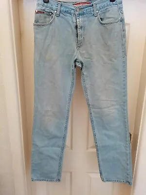 £5.99 • Buy Lee Cooper Light Blue Denim Jeans W34 L33 Bottoms 16 Regular Straight Leg