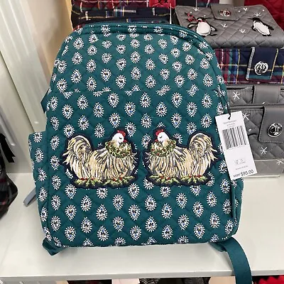 Vera Bradley Small Backpack French Hen • $90