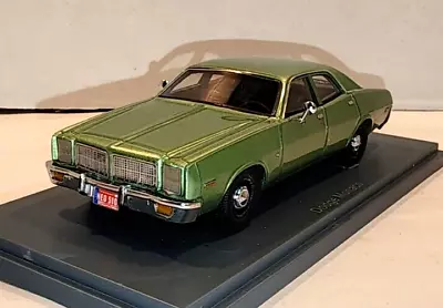 Neo Scale Models 1:43 1978 Dodge Monaco Sedan Green Metallic DETECTIVE CAR! • $99