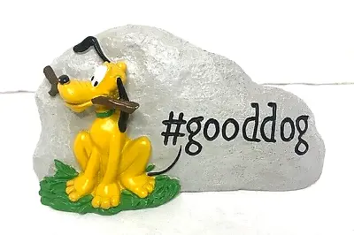 Disney Home & Garden Stone Statue 8 X4.5  Pluto - Good Dog • £24.08