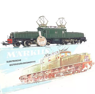 Marklin AC HO Swiss CROCODILE Ce 6/8 ELECTRIC LOCOMOTIVE Metal 3015 NMIB`65 RARE • $849.99