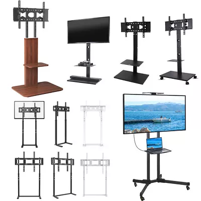 $109.93 • Buy Swivel Floor TV Stand Height Adjustable Mount Bracket For 32 -100  Sumsang Sony