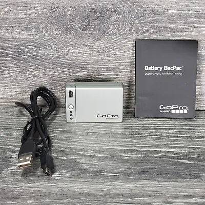 GOPRO HERO3 Battery BacPac YHD517B W Charging Cord & Manual NO BATTERY AS IS • $11.99