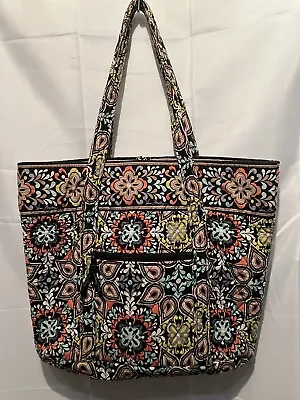 VERA BRADLEY Villager SIERRA Purse Shoulder Bag Tote Paisley Quilted RARE FLAW • $34.99