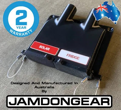 Double Anderson 50amp Plug Surface Cover + Custom Labels (External Wire Version) • $36