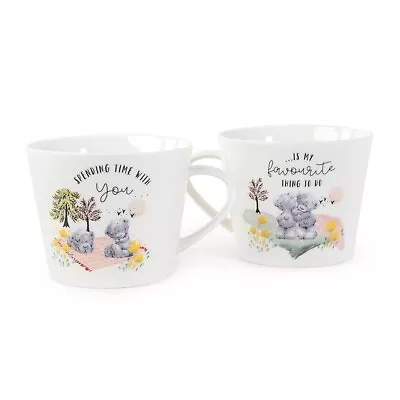 Me To You Tatty Teddy 'Spending Time With You...' Double Mug Set • £11.99