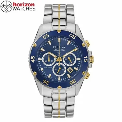 Bulova - Marine Star Collection Men's Quartz Watch - 98B400 • $149.99