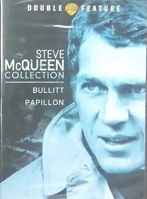 Double Feature STEVE McQUEEN COLLECTION DVD Set BULLITT & PAPILLON Like New • $9.50