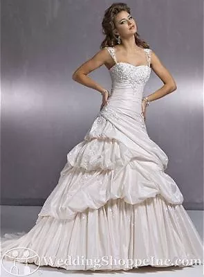 STUNNING! Limited Maggie Sottero Couture Hampton Wedding Dress • $599