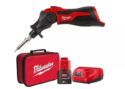 Milwaukee Ironing M12 SI 12V 2.0Ah 20/30Sec 400º 45Min 1.1lb 275mm Charger_220V • $299