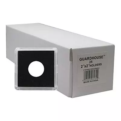 2x2 Coin Holders Box Of 25 Guardhouse Snaplocks For 1/10 Ounce Gold Eagles • $15.49