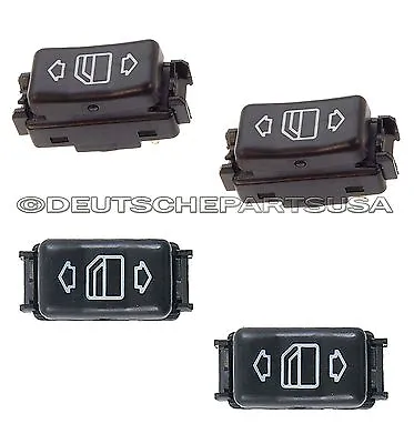 Mercedes W124 W126 W201 Console Power Window Switch 1248204510 + 1248204610 Set  • $26.39