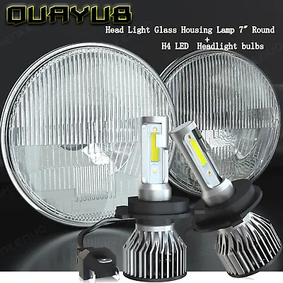 For MG MGB 1969-1981 Pair DOT 7 Inch Round LED Headlights DRL High Low Beam • $159.99