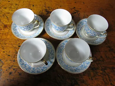 Occupied Japan 5 Tea Cups And Saucers No Chips Or Noticeable Wear • $12.95