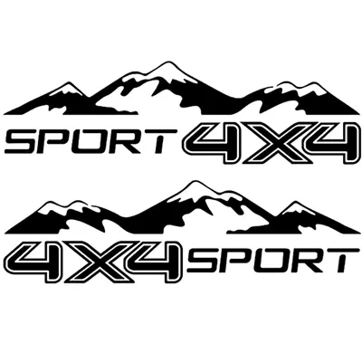 4X4 Sport Graphics Mountain Decal Car Side Body Sticker For SUV Off Road Pickup • $31.70
