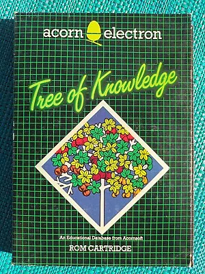 £36 • Buy Acorn Electron Computer - Tree Of Knowledge - Cartridge