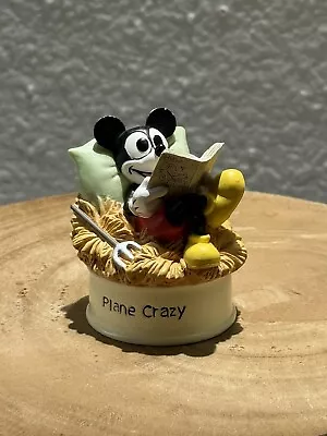 Walt Disney Lenox Mickey Mouse Plane Crazy 1928 Figurine • $7.99