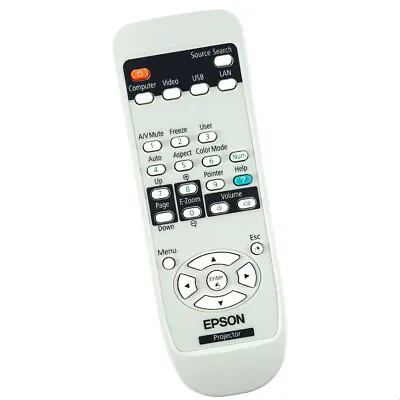 OEM Epson Remote Control For Home Cinema 20 705HD 470 EB-W8D Projector Genuine • $13.87