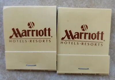 Vintage Marriott Hotels  Matchbook Match Box Matches Lot Of 2 Rare • $7.99