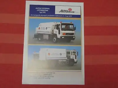 Volvo  Type 516 Tank Truck Prospekt Brochure Leaflet Poland • $2.99