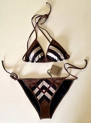 Authentic NWT Size Large Burberry Bikini  • $379