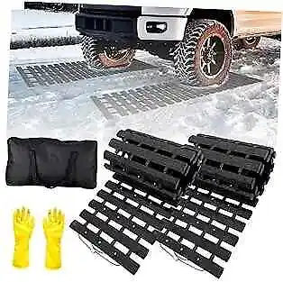  Portable Recovery Traction Mat Tracks For Car/Truck In 2 Pack 47.5“ X 10.6” • $102.77