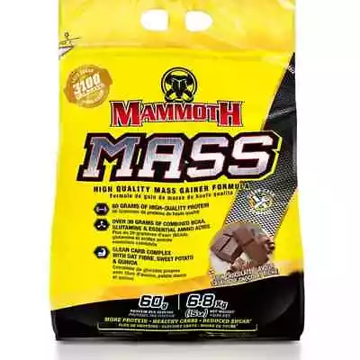 InterActive Nutrition Mammoth Mass Gainer Supplement 2.27kg 6.8kg  Mass Protein • £39.99