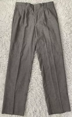 VTG Mens RPM Leisure Pants Slacks Trousers 32x32 Grey Pleated Made USA 70 -80's  • $19.50