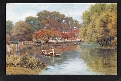 Postcard ARQ Artist Quinton Art Pangbourne Nr Reading Pub Swan Inn *1858 • £6.99