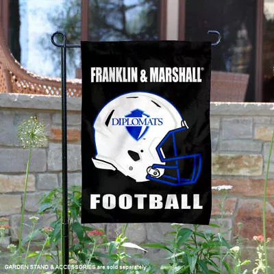 Franklin And Marshall Diplomats Football Helmet Garden Flag And Yard Banner • $16.95