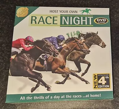 Host Your Own Race Night DVD Game - Cheatwell Games Horse Racing - Brand New • £15.99