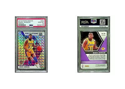 PSA 10 MAGIC JOHNSON 2019 PANINI MOSAIC Card #291 MOSAIC • $5