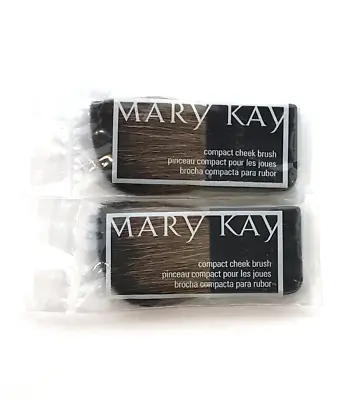 Mary Kay Compact Cheek Blush Brush~lot Of 2~travel Applicator~sealed! • $10.49