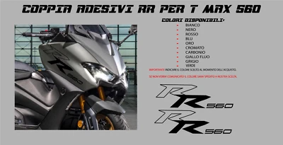 KIT ADESIVI TMAX CARENE POSTERIORI IN RILIEVO 500 530 560 SCRITTE Carbon Look - Foto 3