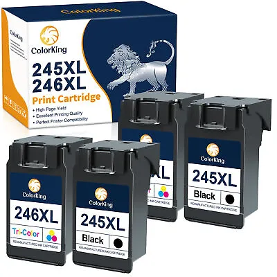 PG-245XL CL-246XL Ink Cartridge For Canon PIXMA MG2522 TS3122 TR4520 TR4522 Lot • $13.95