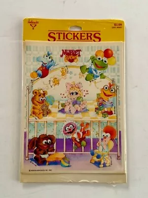 Henson Muppet Babies 1985 Stickers 4 Sheets NEW SEALED Ambassador Hallmark • $4.99