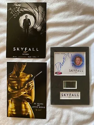 £18 • Buy Skyfall 007 Film Cell Featuring Daniel Craig. Sealed & 2 Postcards 