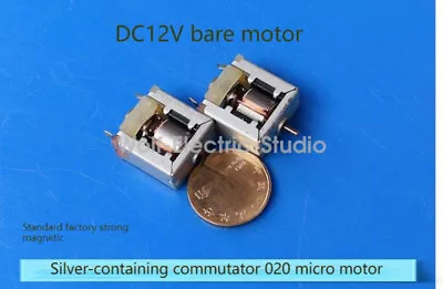 DC 6V-12V 14000 RPM High Speed Mini Thin 020 Square DC Motor Hobby Toy Model Kit • $1.25